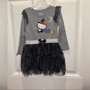 Hello Kitty Gray and Black Witch Dress